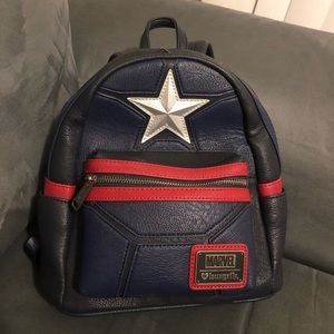 Captain America Marvel x Loungefly Mini Backpack